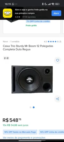 Caixa trio 
