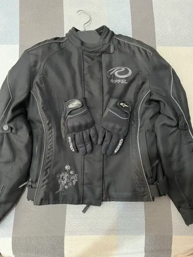 Kit Luva Alpinestars e Jaqueta Riffel
