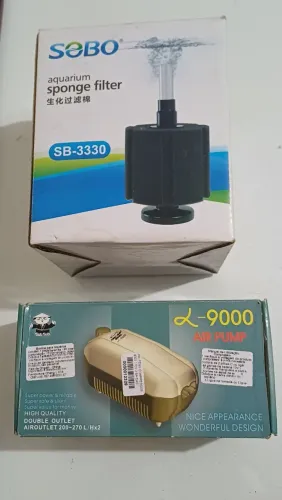 Filtro compressor de ar para Aquario