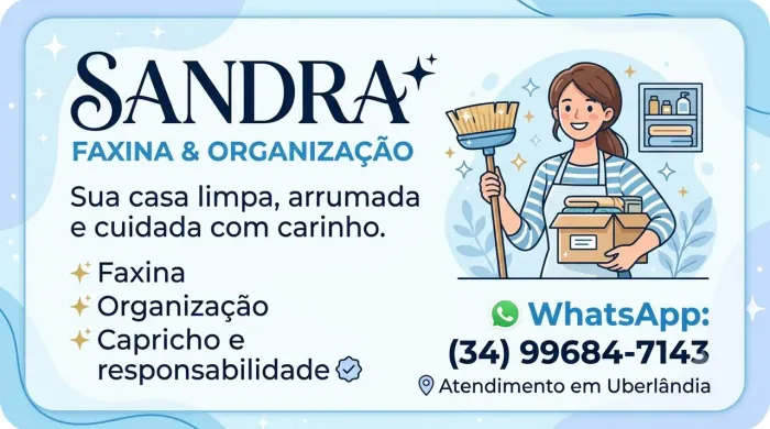 FAXINA & ORGANIZAÇÃO