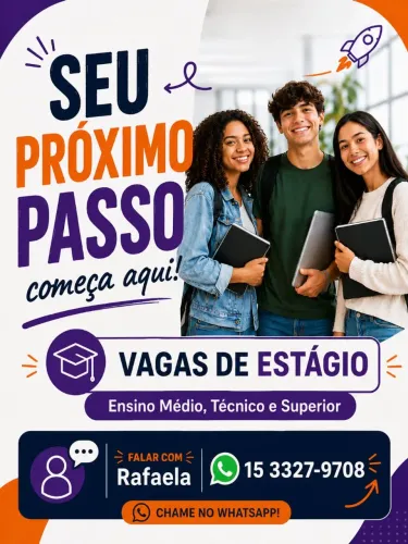 Estágio e vagas efetivas