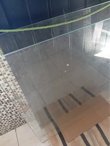 Tampo de vidro para mesa