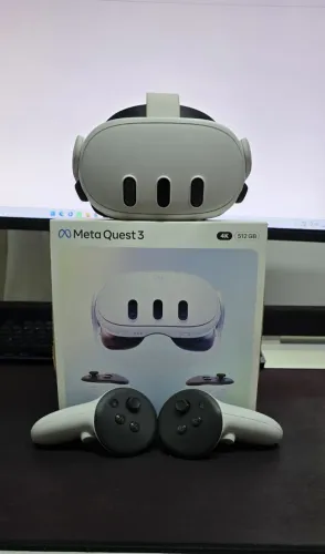 Meta Quest 3 512GB (Versão Máxima) + Interface AMVR + Cabo Link Kiwi 5m