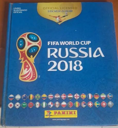 Álbum copa do mundo Rússia 2018