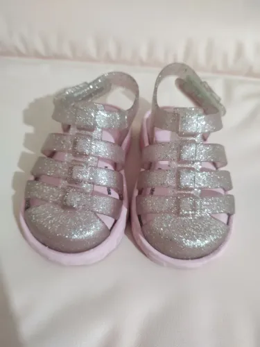 Sandália Mini Melissa bb Megan Glitter