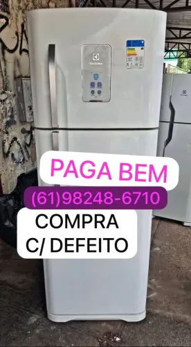COMPR geladeira COM defeito.