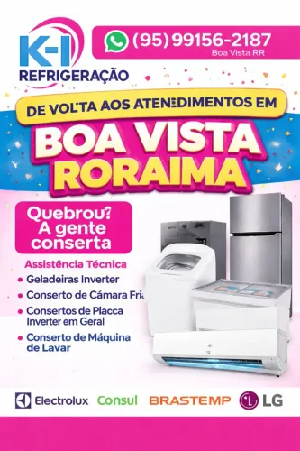 Serviço em geral ,conserto geladeira , máquina de lavar freezer 