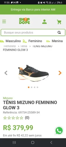 Vendo tênis feminino Mizuno, n. 35
