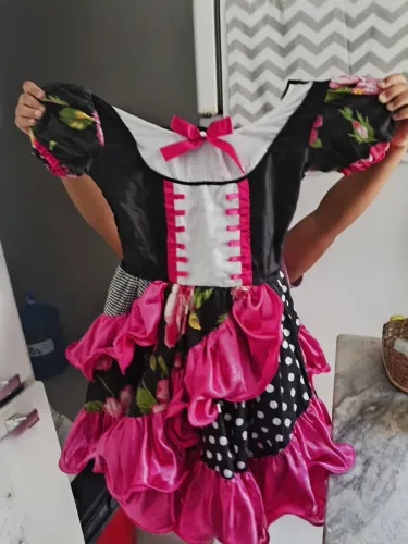 Vestido quadrilha infantil