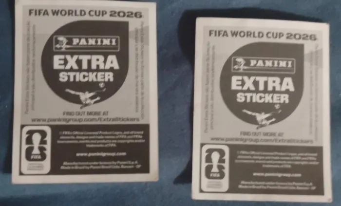 Figurinhas Extras Raras Panini FIFA World Cup Qatar 2022 - Mbappé e Raúl Jiménez