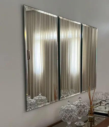 03 Espelhos de Luxo, para Sala Quarto ou Banheiro.