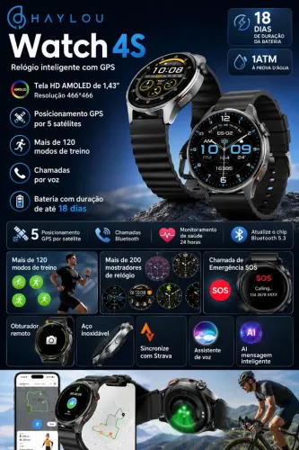 Smartwatch Haylou Watch 4S