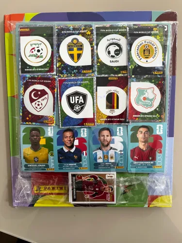 Todas figurinhas + álbum capa dura copa 2026