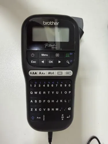 Rotulador Brother portátil etiquetadora promoção entrego novo lacrado