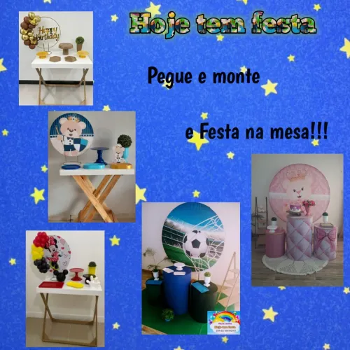 Festa na mesa e pegue e monte