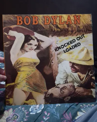 Bob Dylan Knocked Out Loaded 1986 com Encarte Vinil Lp