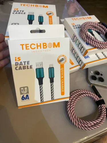 Cabo 6A Reforçado em Nylon Para iPhone - Não Quebra!
