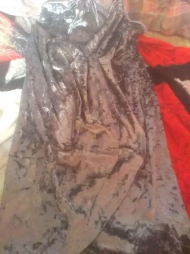 Vestido prata sofisticado