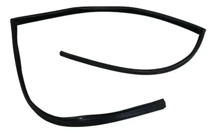 Borraacha Canaleta Vidro Porta Tras Esq New Civic 2007 ~1 Preto