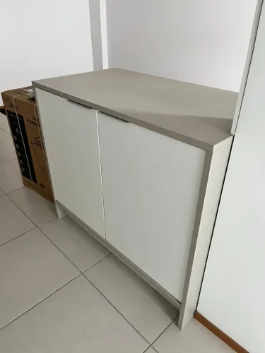 Armário de cozinha + rack e painel sala 