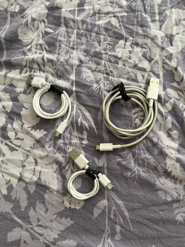 Lote 3 Cabos USB para Android (Micro USB) - Funcionando