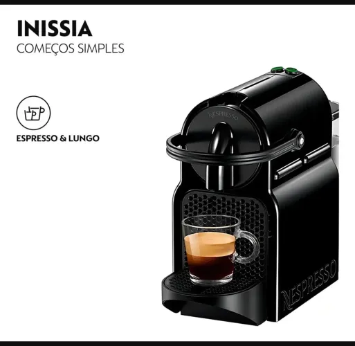 Cafeteira Nespresso preta