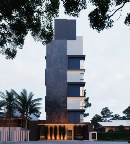 Apartamento de auto padrão na praia do quilombo