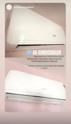 Vendo Ar-Condicionado Elgin 9.000 Btus