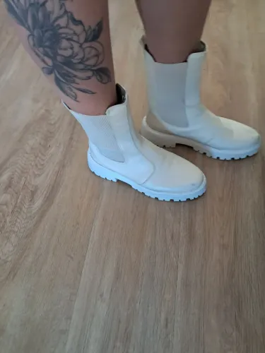 Bota Tratorado Off White
