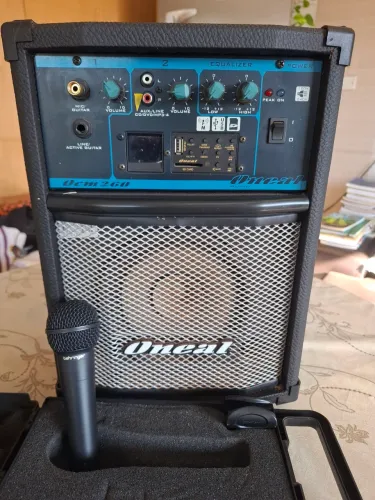 Kit Caixa de som + Microfone