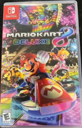 Jogo Mario Kart 8 Deluxe - Nintendo Switch (Mídia Física Original)