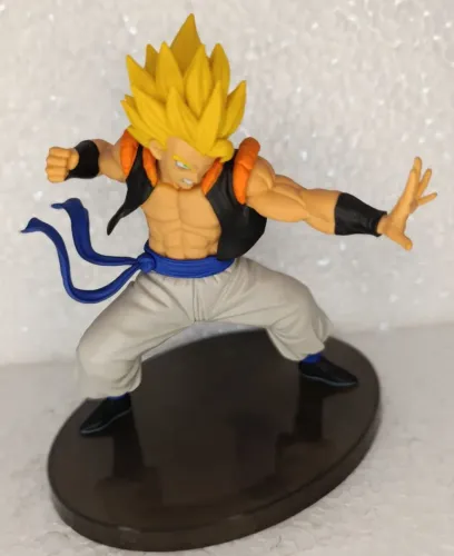 Gogeta Super Saiyajin - Estátua Dragon Ball (Action Pose com Base)