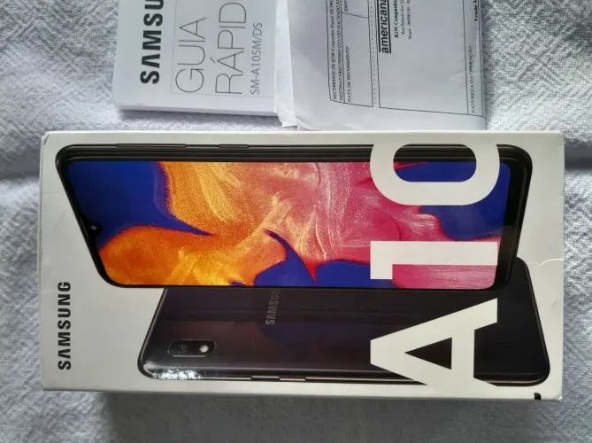 Vendo celular Samsung A10 preto usado
