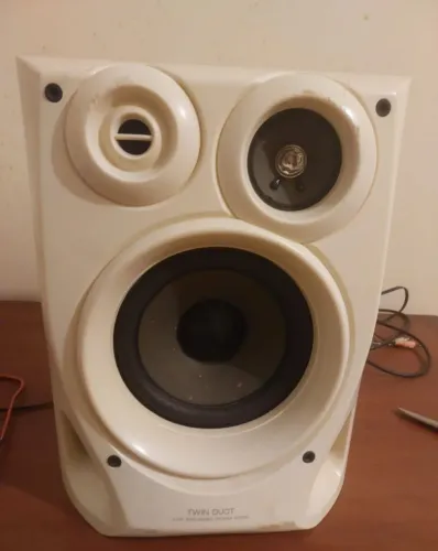 Caixa de som Aiwa Twin Duct 3-Way Bass Reflex 