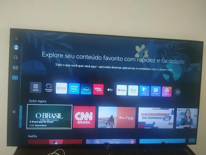 Smart tv Samsung 50 polegadas tela infinita