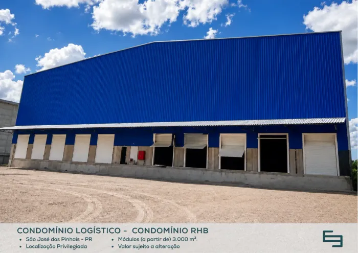 Galpão para alugar em São José dos Pinhais/PR com 3.000,00 m² em condomínio logístico