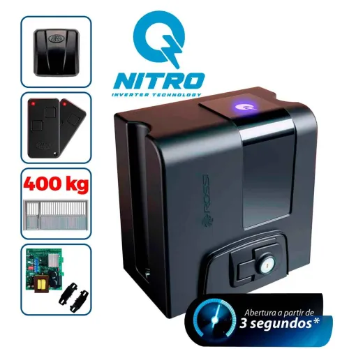Motor de portão Rossi Nitro mais rápido do mercado