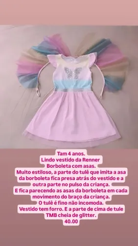 Peças impecáveis de menina 4 e 5 anos 
