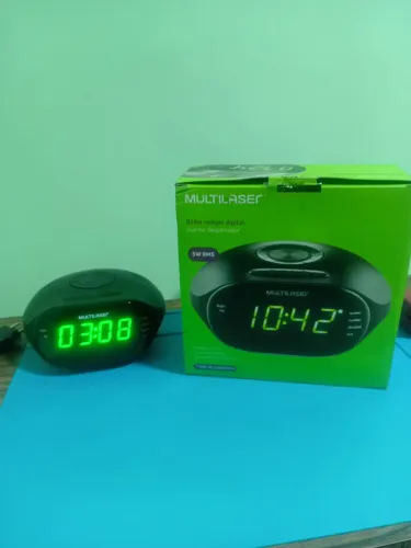 Rádio relógio Multilaser
