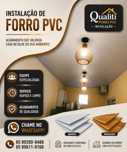 Forro PVC COLOCADO 