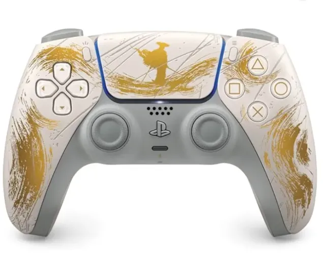 Controle sem fio DualSense® - Edição Limitada Ouro Ghost of Y?tei - PlayStation 5