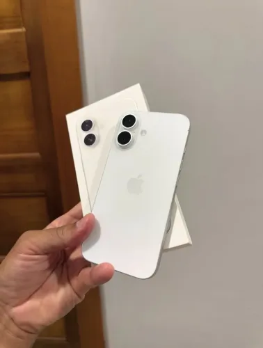 iPhone 16 normal branco 128gb 
