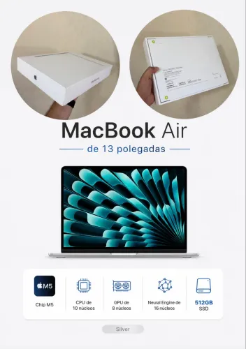MacBook Air de M5 13, 16GB - 512SSD - Silver