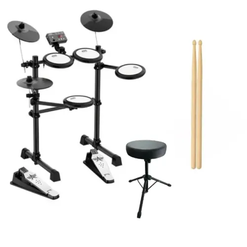 Bateria Eletrônica Turbo TDX-16 + Baqueta + Banco Tdx16