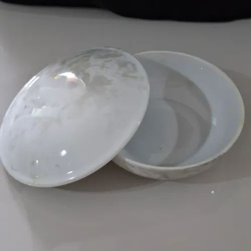 Porta Jóias de Porcelana Steatita Paraná Marmorizada