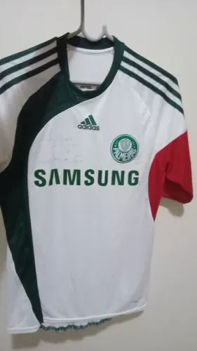 CAMISETA  PALMEIRAS  AUTOGRAFADA  ANTIGA 