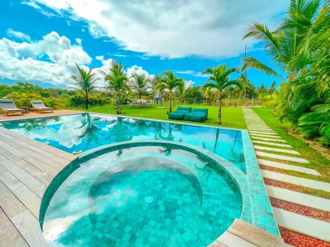 CASA COM 6 SUITES DE LOCAÇÃO TEMPORADA EM PRAIA DO FORTE