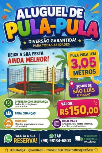 Aluguel de pula pula