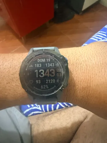 Relógio Garmin fênix 6 pro solar
