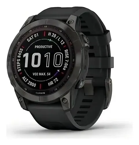 Relogio Garmin Fenix 7 Sapphire Solar De 47mm Titanio